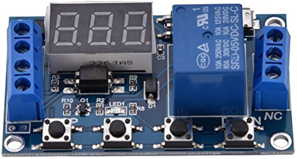DC6V-30V MULTIFUNCTION TRIGGER DELAY WITH DISPLY ARDUINO