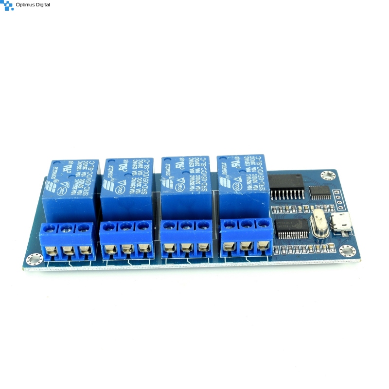 5V 4 CHANNEL RELAY MODULE WITH MICRO USB