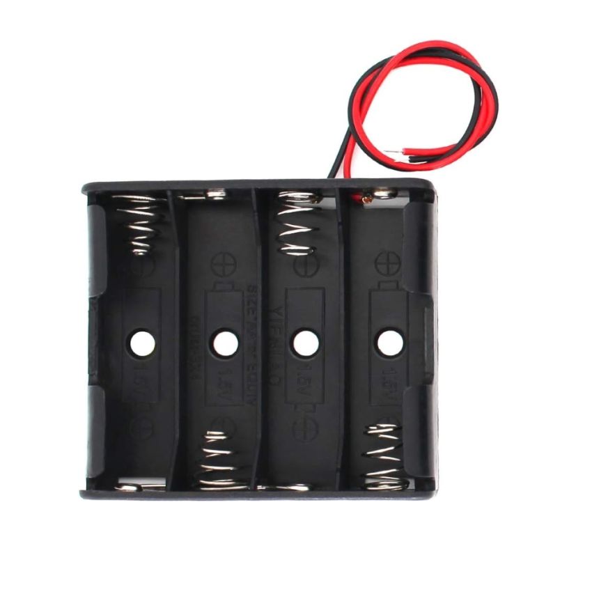 AA BATTERY HOLDER 4WAY CASE