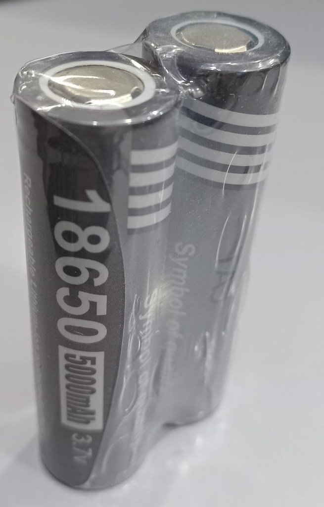 TAJ BATTERY GREY 18650 3.7V 5000MAH FLAT 