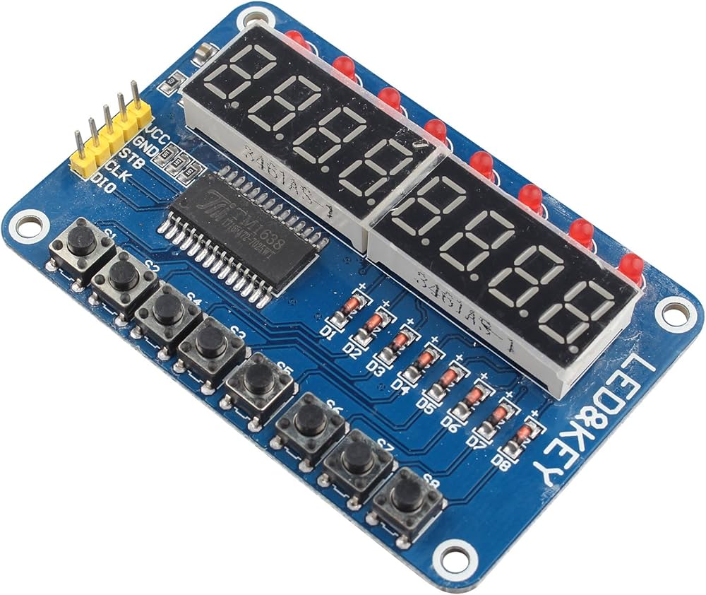 TM1638 DISPLAY MODULE ARDUINO