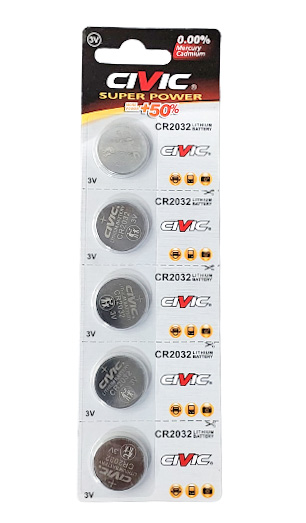 CIVIC BATTERY CR 2032 3V 