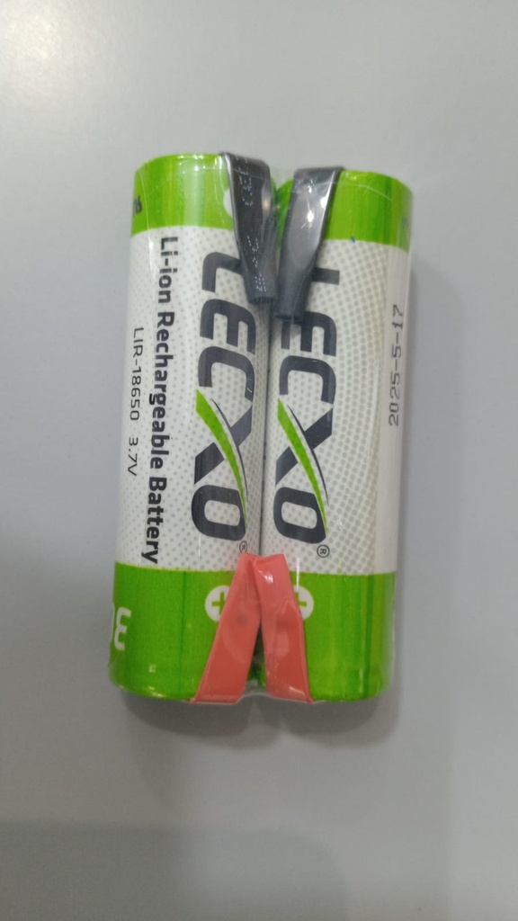 LECXO BATTERY 18650 3.7V FLAT