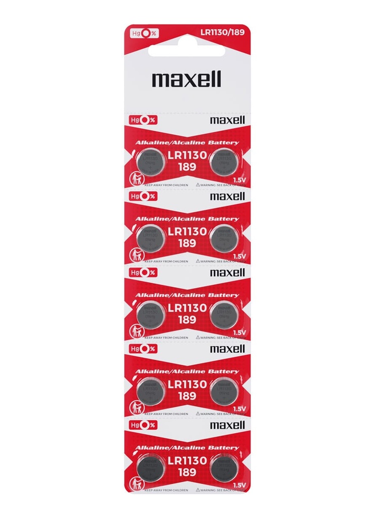 MAXCELL LR1130/189 BATTERY 