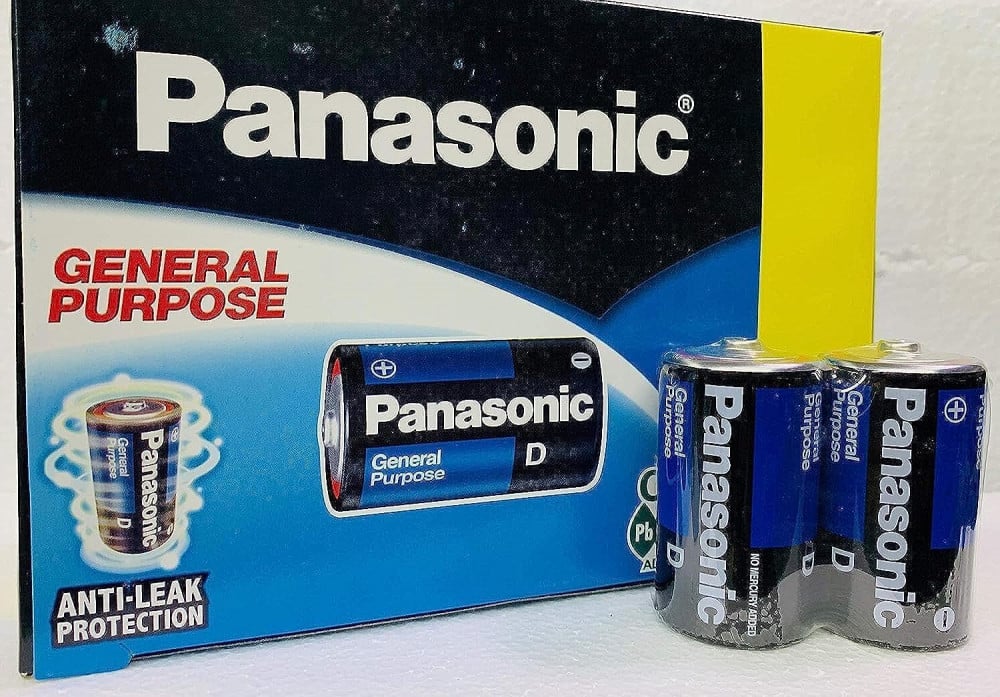 PANASONIC D SIZE GENERAL PURPOSE R20UPT/2S BATTERY