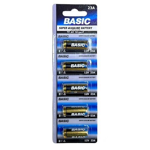 BASIC 23A 12V ALKALINE BATTERY CARD