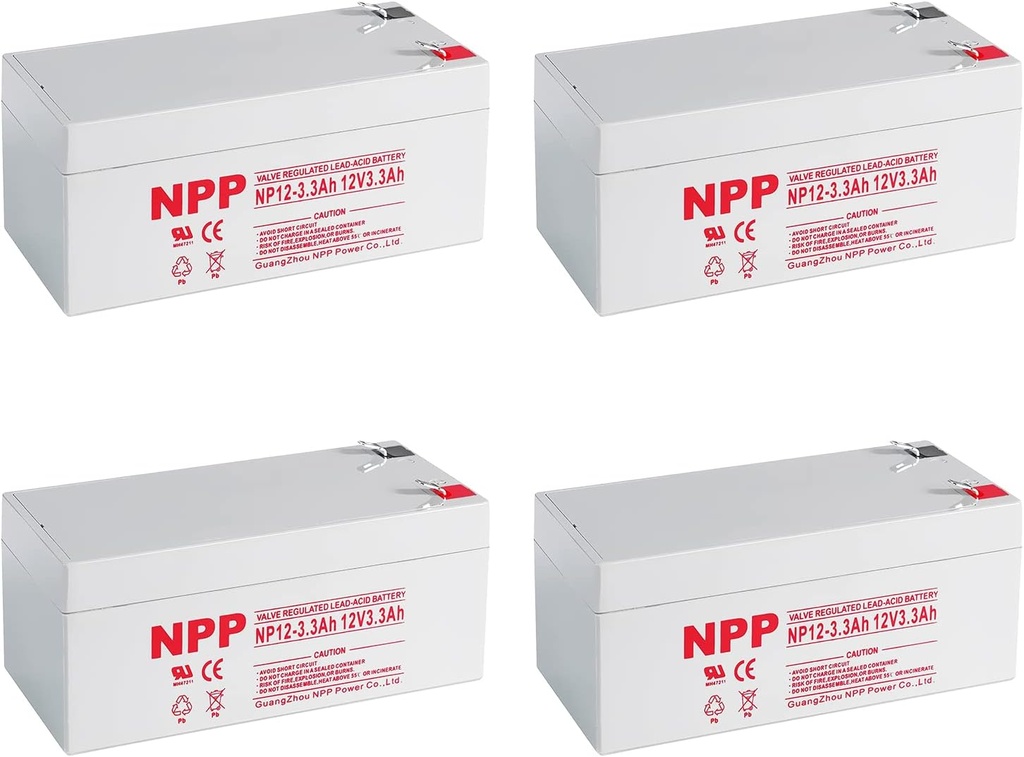 NPP BATTERY 12V 3.3A 