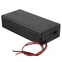 BATTERY CASE BOX 9V WITH SWITCH 